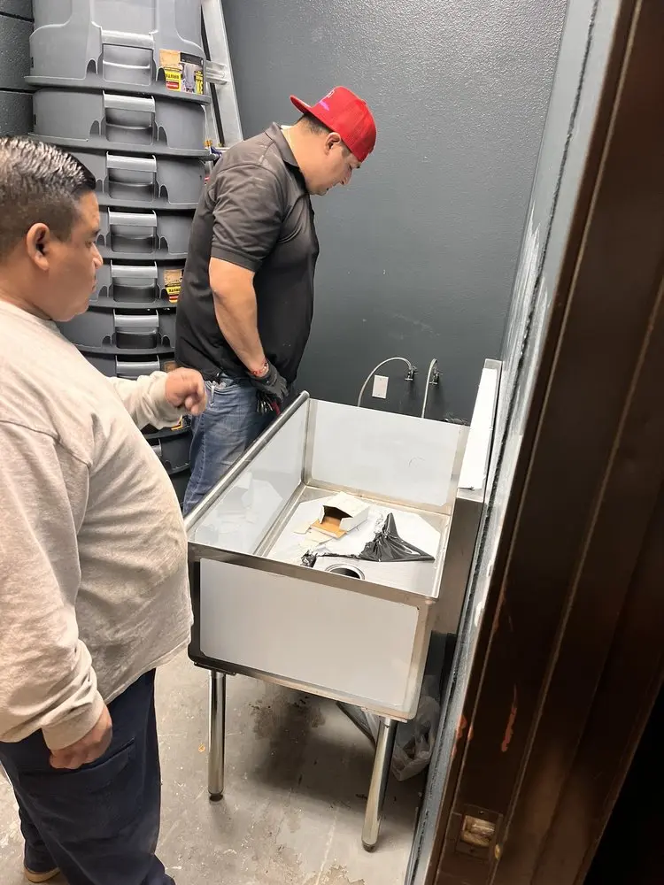 Commercial plumbing and sink installation in Fairborn