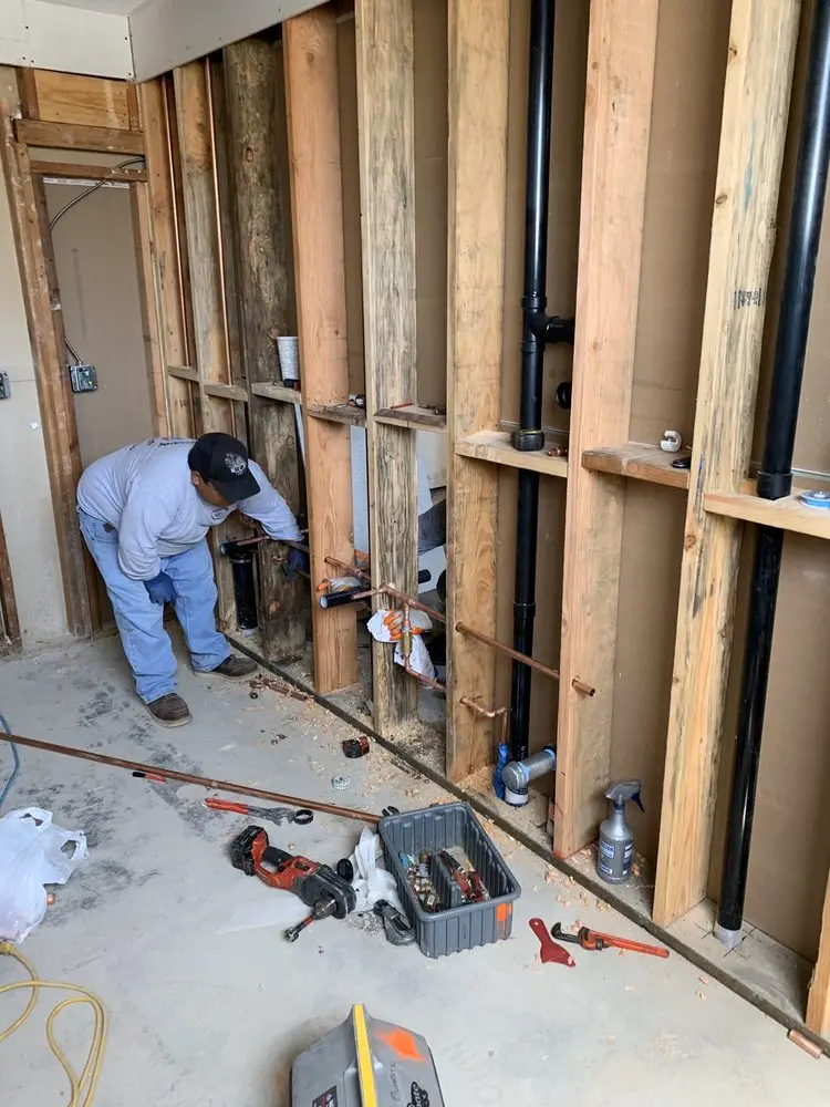 Commercial rough-in plumbing for Water Heater Replacement in Fairborn